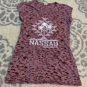 Burgundy Bahama shirt